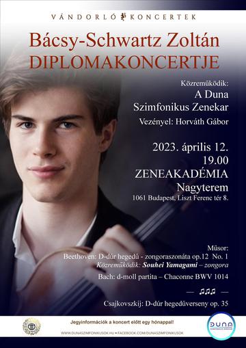 Bácsy-Schwartz Zoltán hegedű MA diplomakoncertje