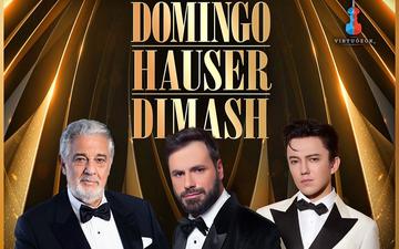 Domingo-Hauser-Dimash – három világsztár közös koncertje