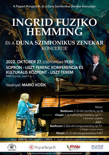 Ingrid Fuzjko Hemming és a Duna Szimfonikus Zenekar koncertje