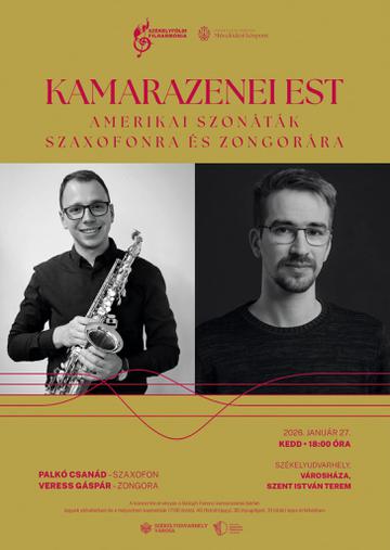 Kamarazenei est - Amerikai szonáták szaxofonra és zongorára